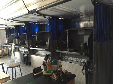 interior of the mobile trades lab