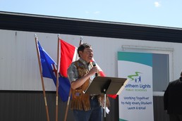 Chief Eddy Makokis from Saddle Lake spoke about the importance of education and partnering with oil and gas companies to ensure a prosperous future for our students and our communities.